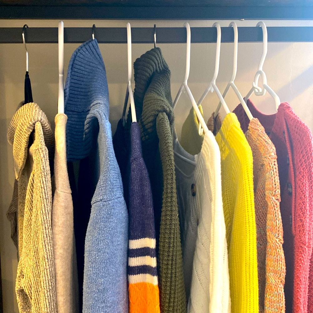 Lot of sweaters